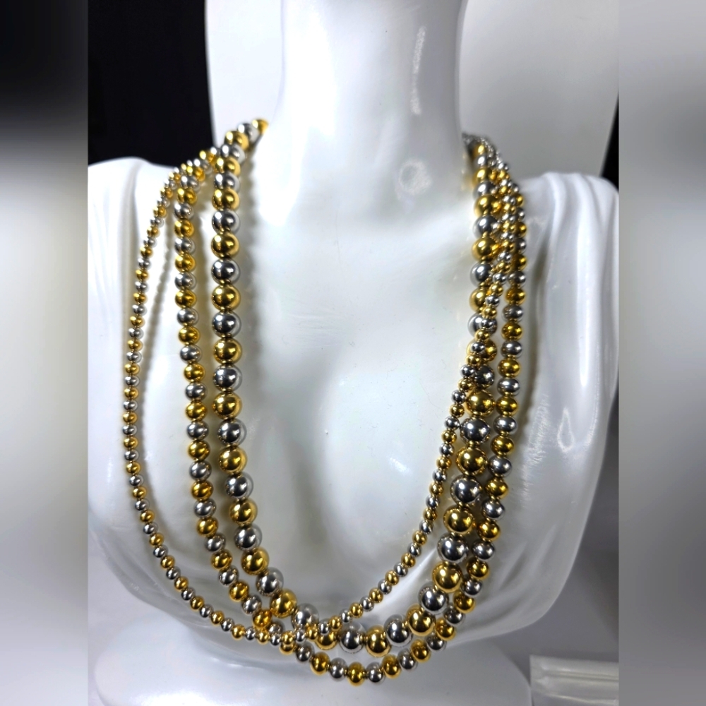 Two-Tone Multi Necklaces